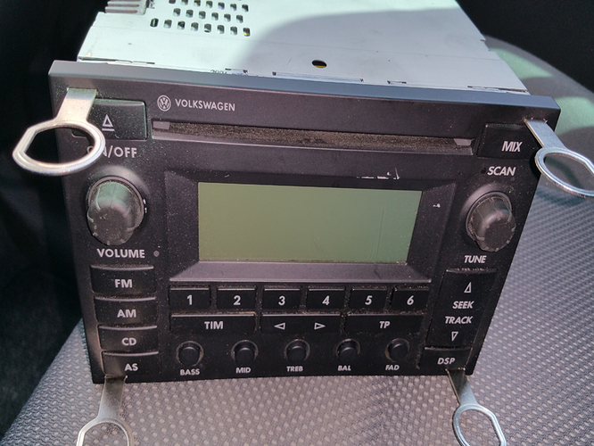 Radio Delta6 ausbauen Sharan, Alhambra bis 2010, Galaxy