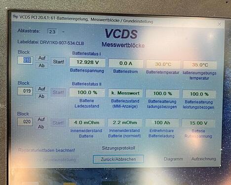 vcds abgesteckter j367