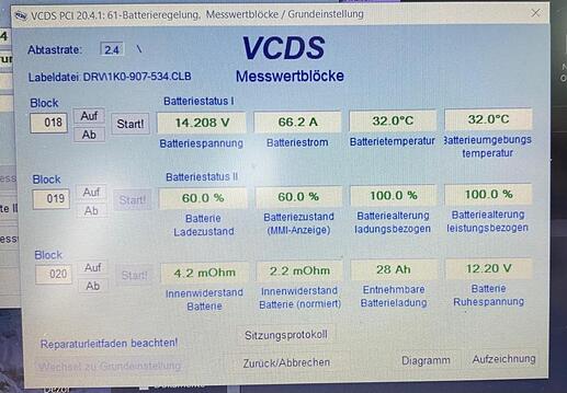 vcds nach start