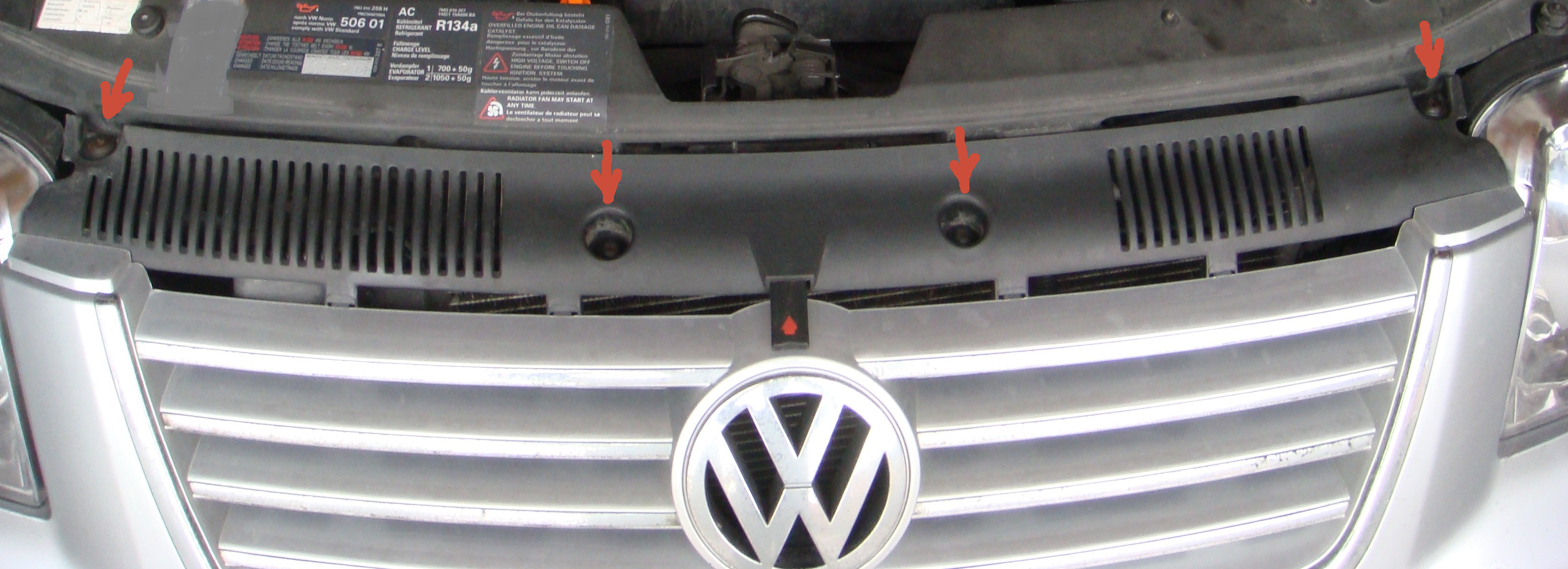 VW Schlüssel-Emblem wechseln 