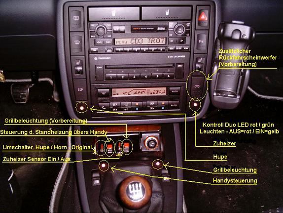 Webasto T91 per Handy schalten - VW Sharan III, Seat Alhambra III
