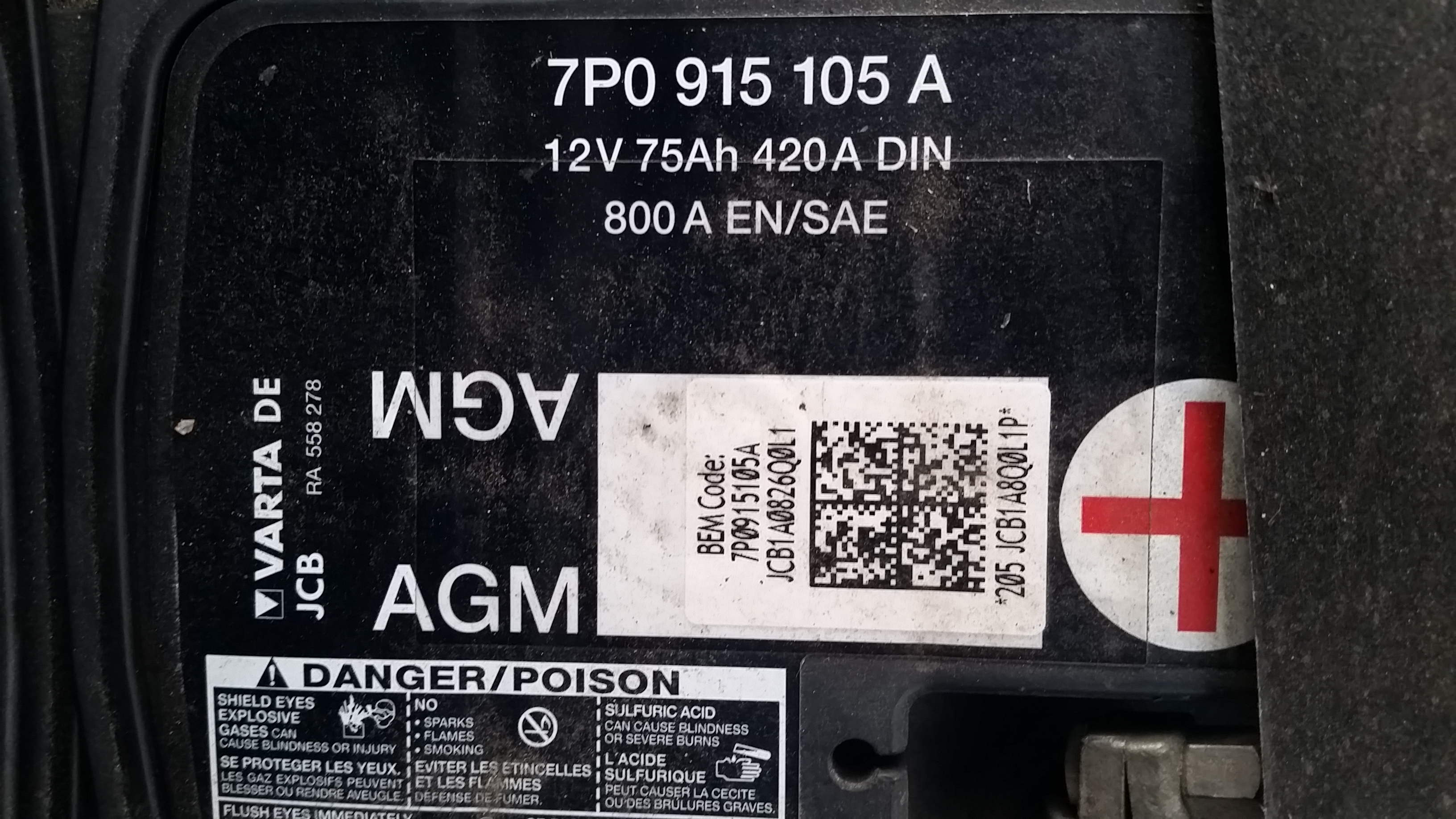 Autobatterie von 68Ah auf 75Ah austauschen, hat jemand Erfragung? - VW  Sharan III, Seat Alhambra III ab 2010 - Sharan Galaxy Alhambra Forum