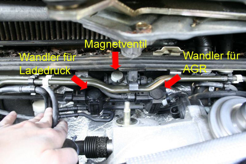 VW Touareg 7L Druckwandler Magnetventil Turbolader Abgassteuerung