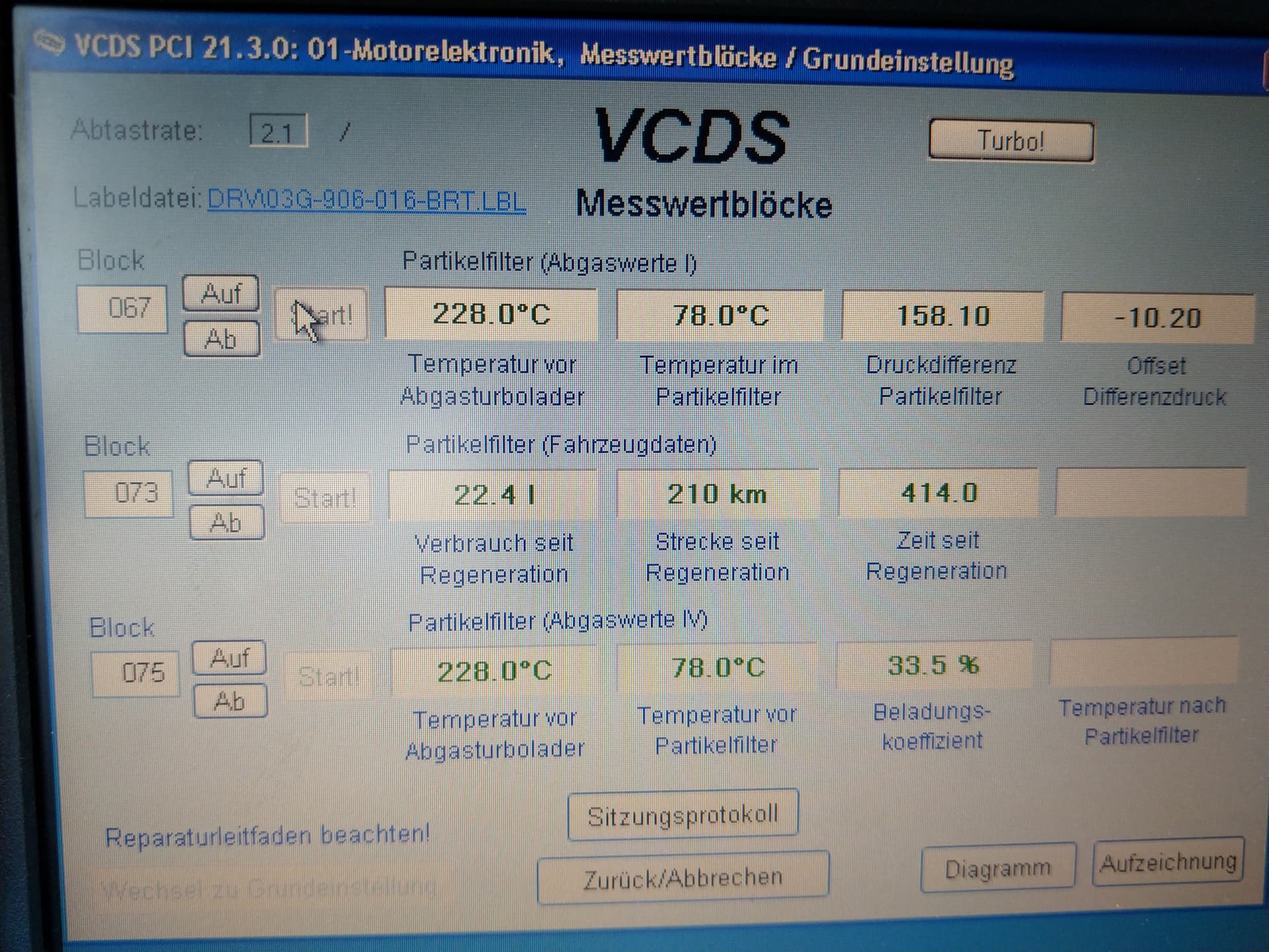 Differenzdrucksensor, Drucksensor Abgas, DPF Fehler