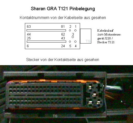 Tempomat GRA Nachrüstsatz für Seat Alhambra 7M II Facelift 