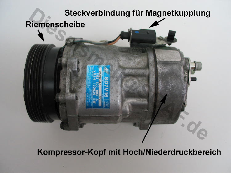 Klimakompressor im Auto » Funktion • Bauformen • Werkstätten